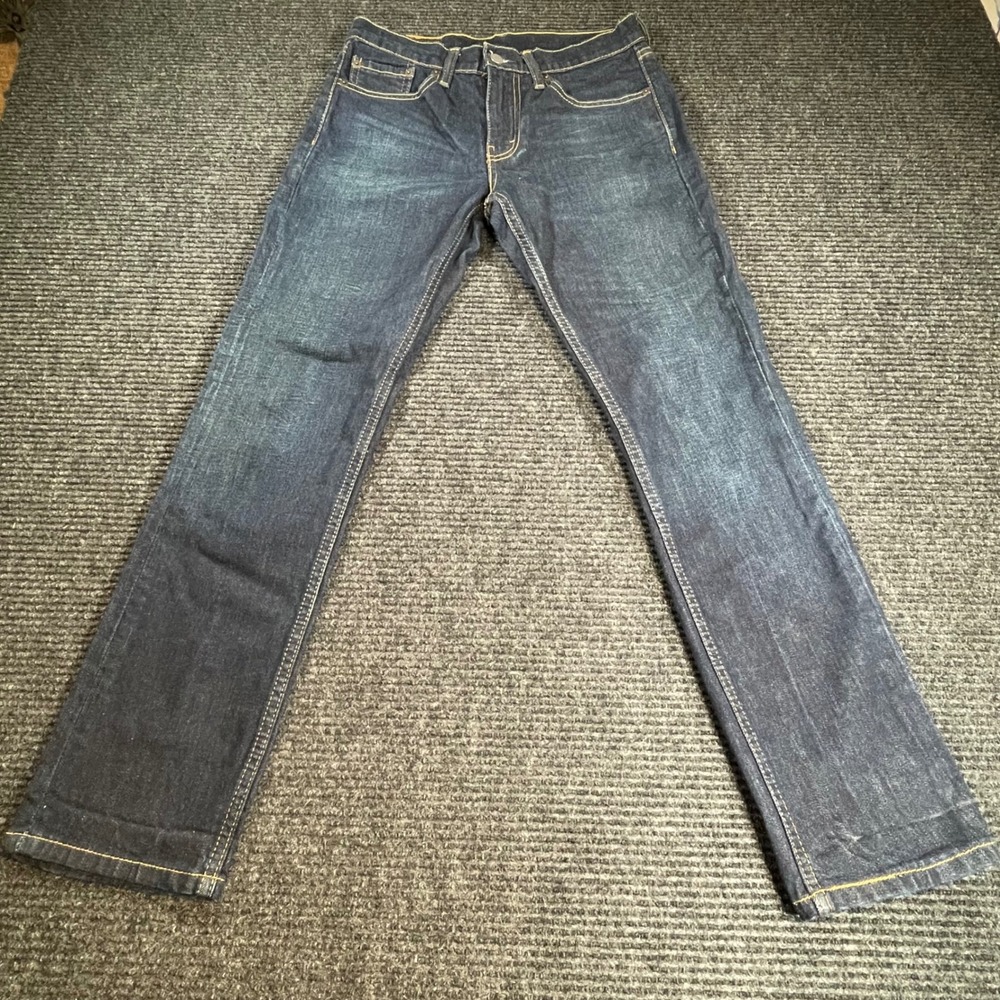 Levis 511 Slim‎ Fit Jeans Mens 30x30 Dark Wash Blue Denim Pants